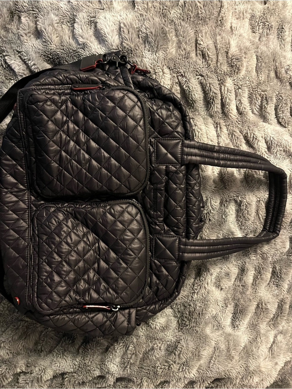 MZ Wallace Quilted Nylon Duffle - Picture 2 of 7